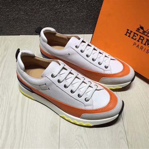 hermes sneakers oranje|Hermes men's sneakers sale.